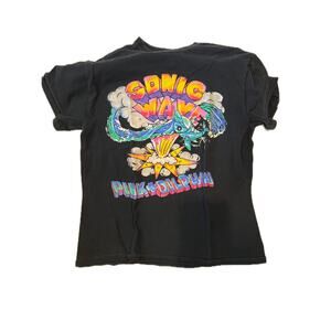 Conic Wave Pink Dolphin Black T-Shirt Mens M